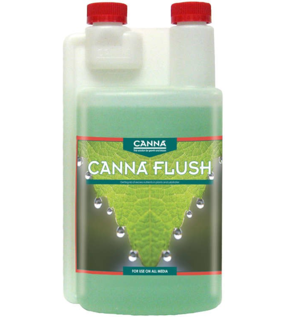 FLUSH, 0.25L / 250ML, PREPARAT DO OCZYSZCZANIA PODŁOŻA I ROŚLIN,  CANNA