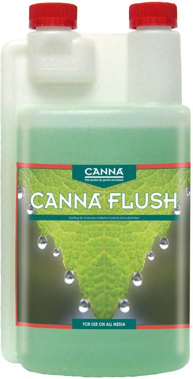 FLUSH, 0.25L / 250ML, PREPARAT DO OCZYSZCZANIA PODŁOŻA I ROŚLIN,  CANNA
