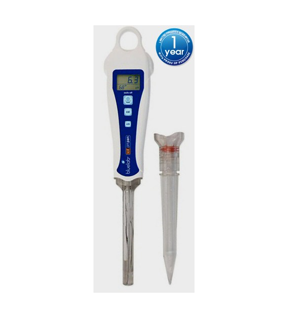 ELEKTRONICZNY, KIESZONKOWY MIERNIK pH DO GLEBY, BLUELAB, +/- 0,1pH, SKALA 0,00-14,00 pH, pH METR