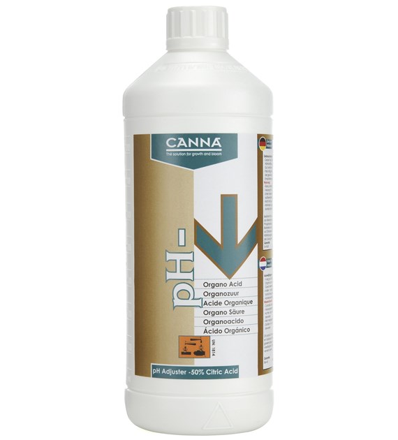 ORGANIC ACID, 1L, REGULATOR OBNIŻAJĄCY pH, NA WZROST I KWITNIENIE, CANNA