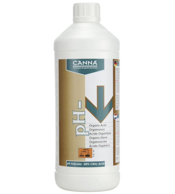 ORGANIC ACID, 1L, REGULATOR OBNIŻAJĄCY pH, NA WZROST I KWITNIENIE, CANNA