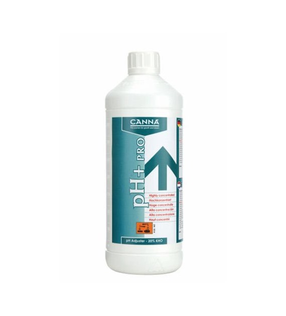 PH PLUS PRO (20%), 1L, REGULATOR PODNOSZĄCY pH, NA WZROST I KWITNIENIE, CANNA