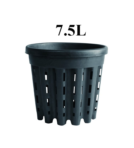 DONICZKA ODDYCHAJĄCA OKRĄGŁA, KOSZYK, AIR POT, 7.5L, fi>26cm, fi<24cm x h22cm, SUPER ROOT