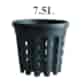 DONICZKA ODDYCHAJĄCA OKRĄGŁA, KOSZYK, AIR POT, 7.5L, fi>26cm, fi<24cm x h22cm, SUPER ROOT