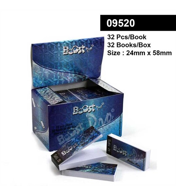 USTNIKI DO SKRĘTÓW - BOOST PRO, KSIĄŻECZKA 32szt. wym.58x24mm