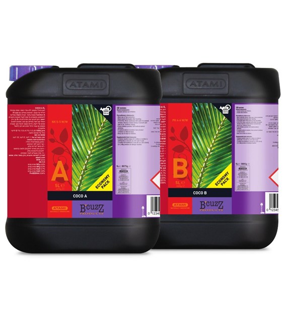 B'CUZZ COCO A+B 2x5L, NAWÓZ NA WZROST I KWITNIENIE DO KOKOSU, ATAMI