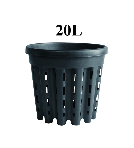 DONICZKA ODDYCHAJĄCA OKRĄGŁA, KOSZYK, AIR POT, 20L, fi>33cm, fi<30.5cm x h29cm, SUPER ROOT