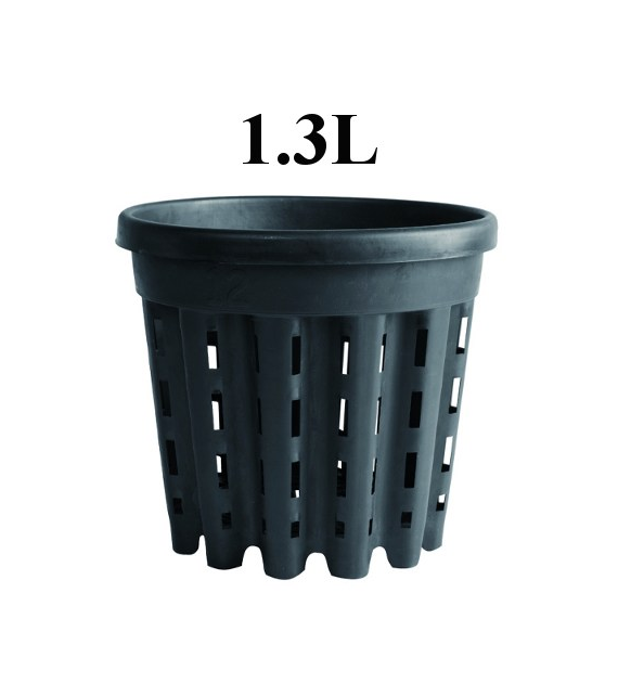 DONICZKA ODDYCHAJĄCA OKRĄGŁA, KOSZYK, AIR POT, 1.3L, fi>14cm, fi<13cm x h16cm, SUPER ROOT
