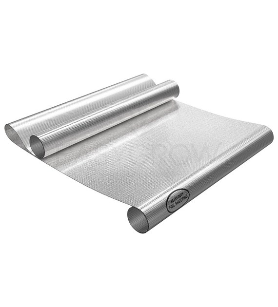 FOLIA SREBRNA REFLEKSYJNA - DIAMOND MYLAR HEAVY DUTY, 1x1.25m, CIĘŻKA, GRUBOŚĆ 120mu