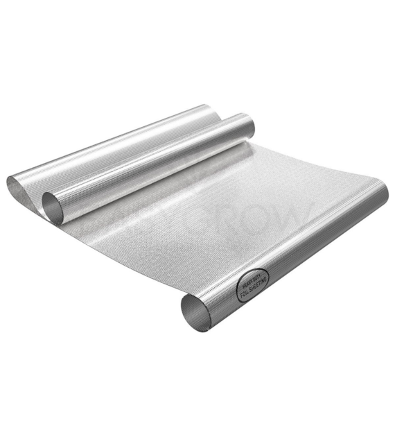 FOLIA SREBRNA REFLEKSYJNA - DIAMOND MYLAR HEAVY DUTY, 1x1.25m, CIĘŻKA, GRUBOŚĆ 120mu