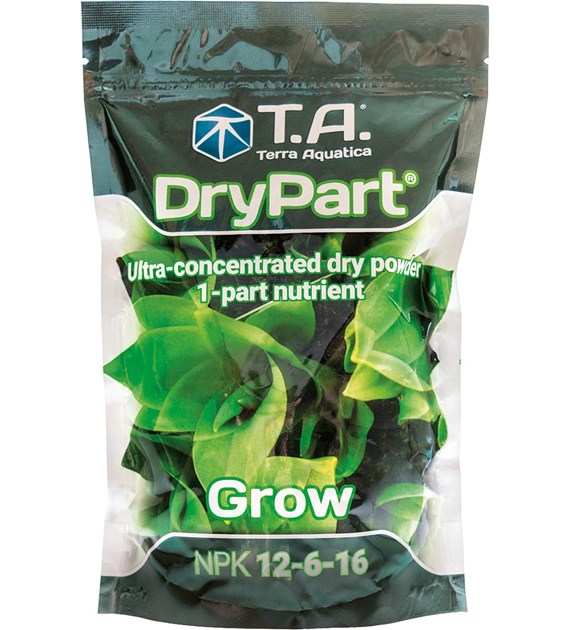 DRYPART GROW 1KG,  NAWÓZ NA WZROST W PROSZKU (WYSTARCZA NA 1000L), NPK 12-6-16, TERRA AQUATICA - GHE