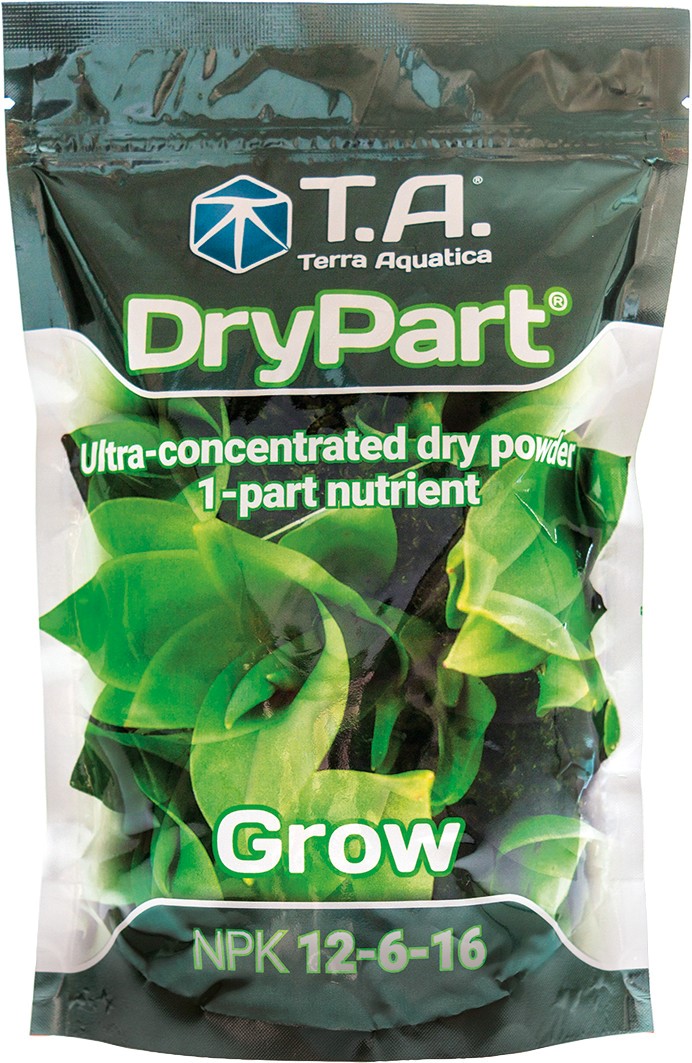 DRYPART GROW 1KG,  NAWÓZ NA WZROST W PROSZKU (WYSTARCZA NA 1000L), NPK 12-6-16, TERRA AQUATICA - GHE