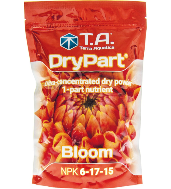 DRYPART BLOOM 1KG,  NAWÓZ NA KWITNIENIE W PROSZKU (WYSTARCZA NA 1000L), NPK 6-17-15, TERRA AQUATICA - GHE