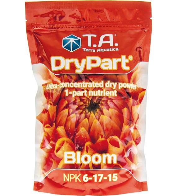 DRYPART BLOOM 1KG,  NAWÓZ NA KWITNIENIE W PROSZKU (WYSTARCZA NA 1000L), NPK 6-17-15, TERRA AQUATICA - GHE