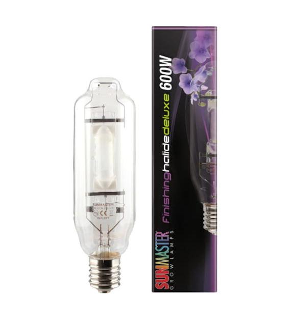 ! - LAMPA / ŻARÓWKA MH,  600W, NA PÓŹNE KWITNIENIE, SUNMASTER - FINISHING DELUXE UV, do uprawy roślin