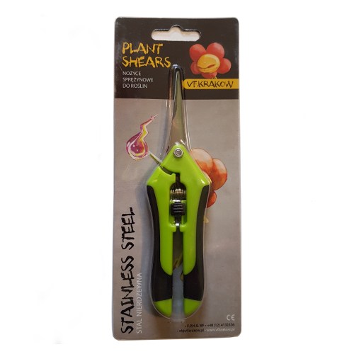 NOŻYCE / NOŻYCZKI / SEKATOR / TRYMER PRECYZYJNY DO ROŚLIN I LIŚCI - LEEF KLEEN, DŁ. OSTRZA: 50mm, VF.KRAKOW, do trymowania