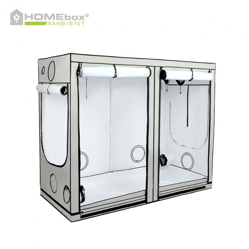 240x120 x220cm, HOMEBOX AMBIENT WHITE PLUS R240+, PAR+, GROWBOX, SZAFA, NAMIOT UPRAWOWY