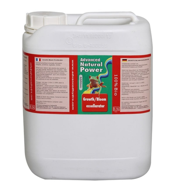 GROWTH / BLOOM EXCELLARATOR  5L STYMULATOR WZROSTU I KWITNIENIA, ADVANCED HYDROPONICS OF HOLLAND (hydro, kokos, ziemia) ADVANCED NATURAL POWER