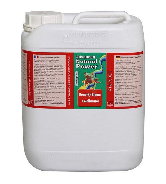 GROWTH / BLOOM EXCELLARATOR  5L STYMULATOR WZROSTU I KWITNIENIA, ADVANCED HYDROPONICS OF HOLLAND (hydro, kokos, ziemia) ADVANCED NATURAL POWER