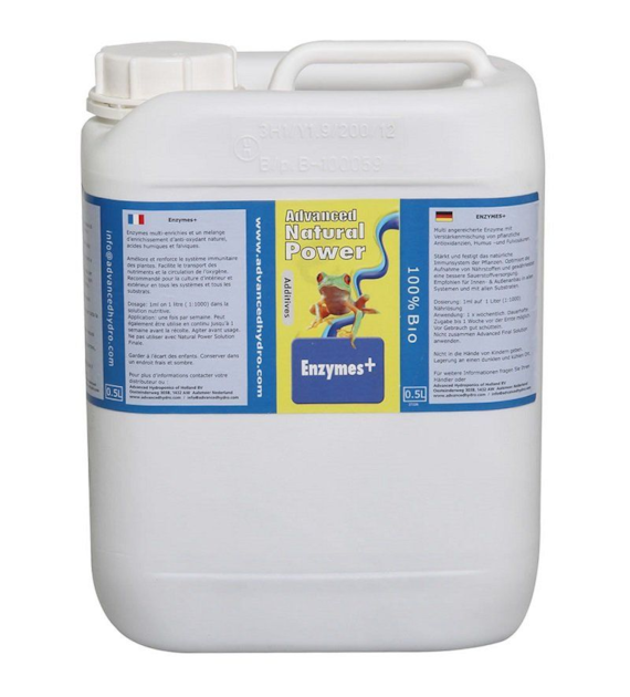 ENZYMES+  5L STABILIZATOR PARAMETRÓW PODŁOŻA (ENZYMY), ADVANCED HYDROPONICS OF HOLLAND (hydro, kokos, ziemia) ADVANCED NATURAL POWER