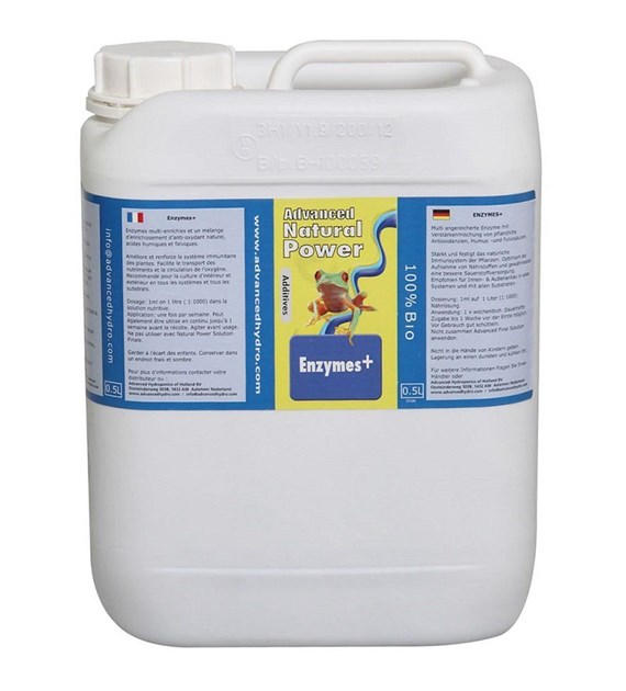 ENZYMES+  5L STABILIZATOR PARAMETRÓW PODŁOŻA (ENZYMY), ADVANCED HYDROPONICS OF HOLLAND (hydro, kokos, ziemia) ADVANCED NATURAL POWER