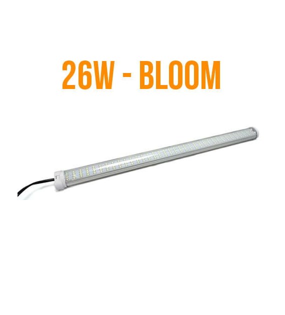 LAMPA VLED BLOOM 26W, LED 3000K NA KWITNIENIE, MONTAŻ W PIONIE I POZIOMIE, DŁ.54cm, DO UPRAWY ROŚLIN, VF TLED