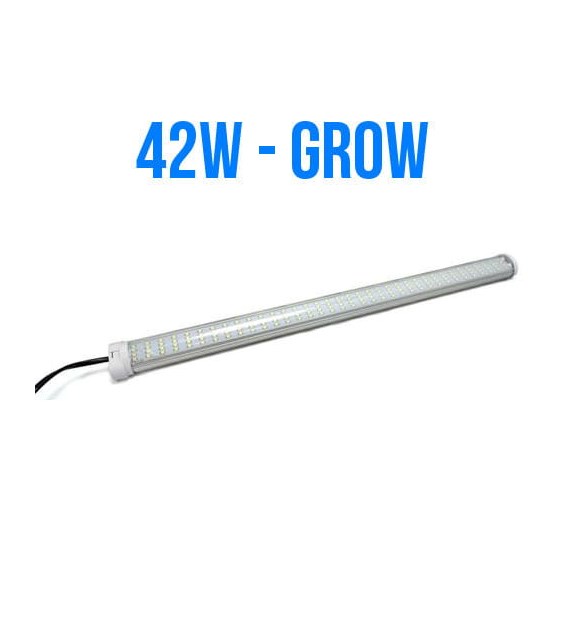 LAMPA VLED GROW 42W, LED 6500K NA WZROST, MONTAŻ W PIONIE I POZIOMIE, DŁ.95cm, DO UPRAWY ROŚLIN, VF TLED