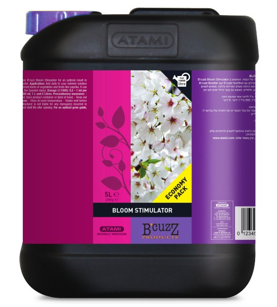 B'CUZZ BLOOM STIMULATOR  5L, STYMULATOR KWITNIENIA DO GLEBY, HYDRO, KOKOSU, ATAMI