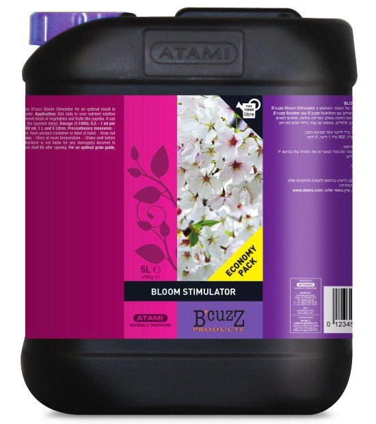 B'CUZZ BLOOM STIMULATOR  5L, STYMULATOR KWITNIENIA DO GLEBY, HYDRO, KOKOSU, ATAMI