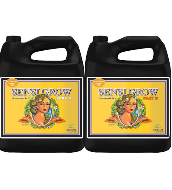 SENSI GROW A/B pH PERFECT 2x5L, DWUSKŁADNIKOWY NAWÓZ NA WZROST, (gleba, hydro, kokos), ADVANCED NUTRIENTS