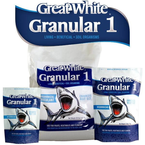 MIKORYZA GRANULAT - GREAT WHITE GRANULAR ONE 1kg, PLANT SUCCESS, mykoryza