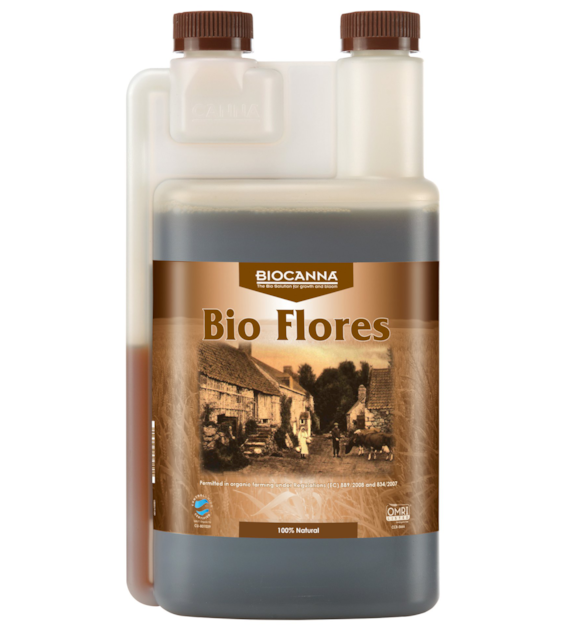 BIO FLORES 0,5L/500ML, ORGANICZNY NAWÓZ NA KWITNIENIE, BIOCANNA