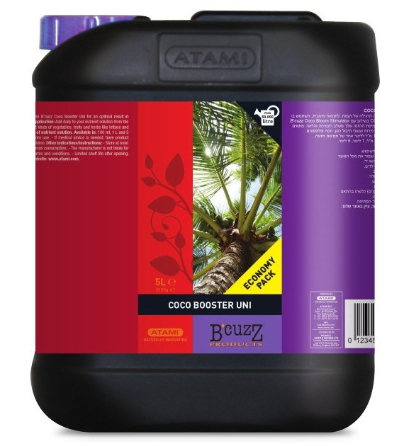 B'CUZZ COCOBOOSTER UNIVERSAL 5L, STYMULATOR WZROSTU DO KOKOSU, ATAMI