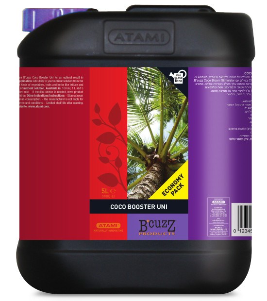 B'CUZZ COCOBOOSTER UNIVERSAL 5L, STYMULATOR WZROSTU DO KOKOSU, ATAMI