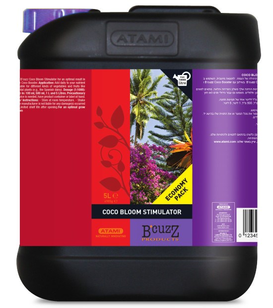 B'CUZZ COCO BLOOM STIMULATOR 5L, STYMULATOR KWITNIENIA DO KOKOSU, ATAMI