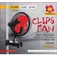 CICHY WENTYLATOR MIESZAJĄCY Z OSCYLACJĄ , KLIPS KOALA, 20W, fi20cm, h21cm, 230V,  VF.KRAKOW, mieszający, CLIPS FAN, MONKEY FAN