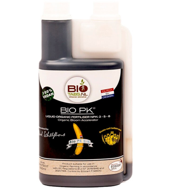 BIO PK 5-8 BUD  BOOSTER 500ML/0,5L  100% ORGANICZNY STYMULATOR KWITNIENIA,  BIOTABS