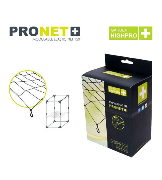 !- SIATKA ELASTYCZNA -  PRONET, max150x150cm, DO TRENINGU SCROG (screen of green), DO PODTRZYMYWANIA ROŚLIN - DO GROWBOXA, webit