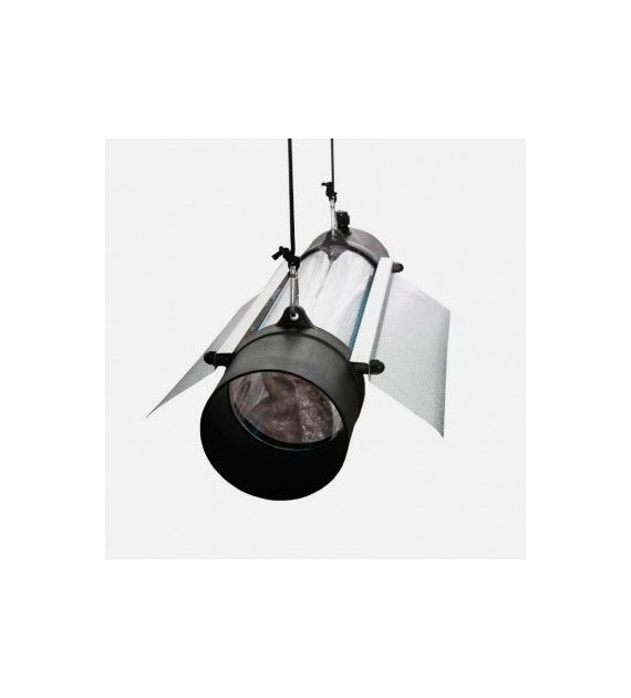 ODBŁYŚNIK, REFLEKTOR WENTYLOWANY - PROTUBE 150L, KLOSZ COOL TUBE + SKRZYDŁA + GNIAZDO E40, dł.620mm, fi-150mm, Pearl Technology