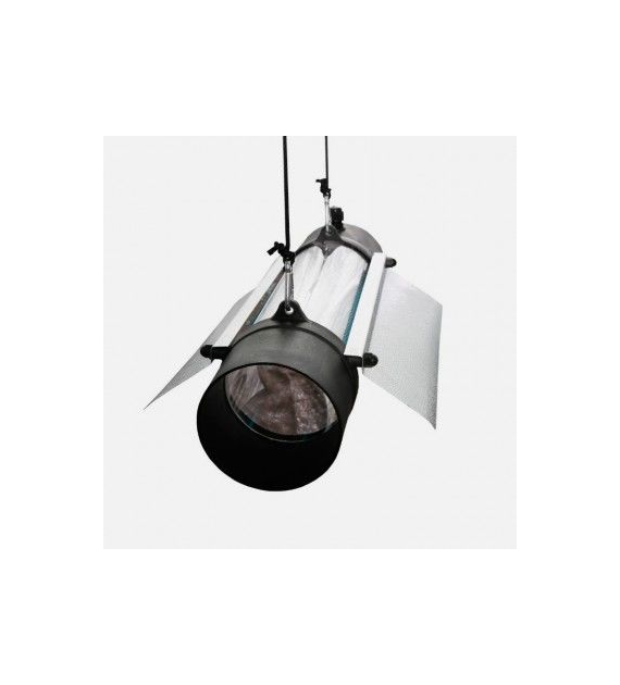 ODBŁYŚNIK, REFLEKTOR WENTYLOWANY - PROTUBE 150L, KLOSZ COOL TUBE + SKRZYDŁA + GNIAZDO E40, dł.620mm, fi-150mm, Pearl Technology