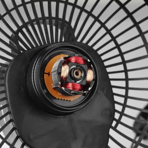 CICHY WENTYLATOR MIESZAJĄCY Z KLIPSEM ORAZ UCHWYTEM NA RURKĘ GROWBOXA - PROFAN, 230V/DC, SILNIK MAGNETYCZNY 5W, fi-15cm