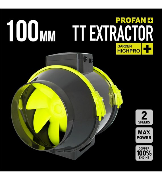 CICHY WENTYLATOR KANAŁOWY Z KABLEM - PROFAN TT, fi100mm, 2-BIEGI 145/187m3/h, 21/33W, dobra jakość