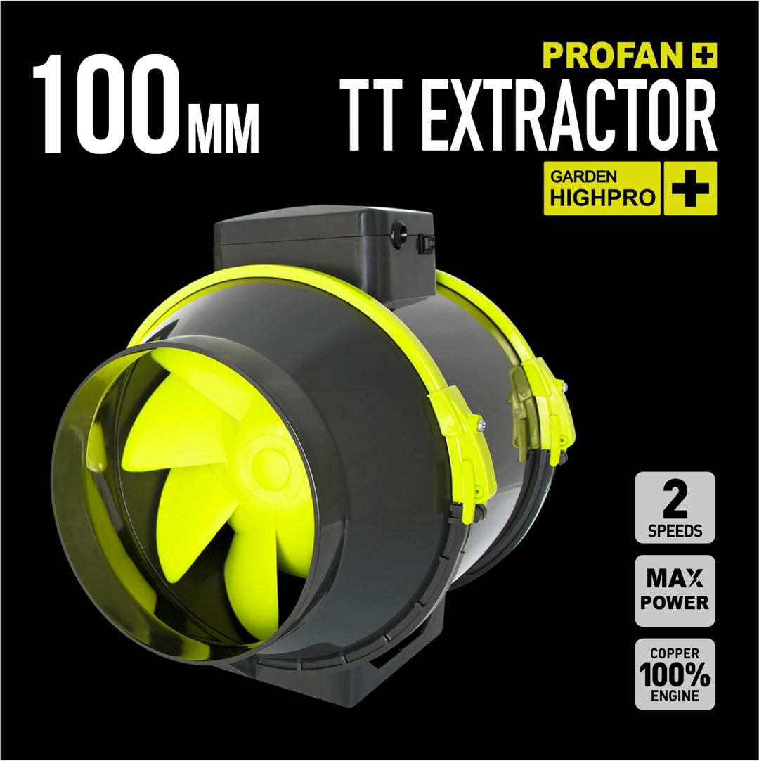 CICHY WENTYLATOR KANAŁOWY Z KABLEM - PROFAN TT, fi100mm, 2-BIEGI 145/187m3/h, 21/33W, dobra jakość