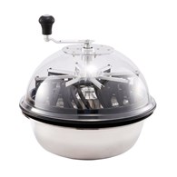 RĘCZNY TRYMER DO LIŚCI - VF 16  / 43cm, MECHANICZNY, PRZEZROCZYSTA POKRYWA, Ø43cm, h28cm,