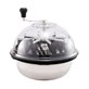 RĘCZNY TRYMER DO LIŚCI - VF 16  / 43cm, MECHANICZNY, PRZEZROCZYSTA POKRYWA, Ø43cm, h28cm,