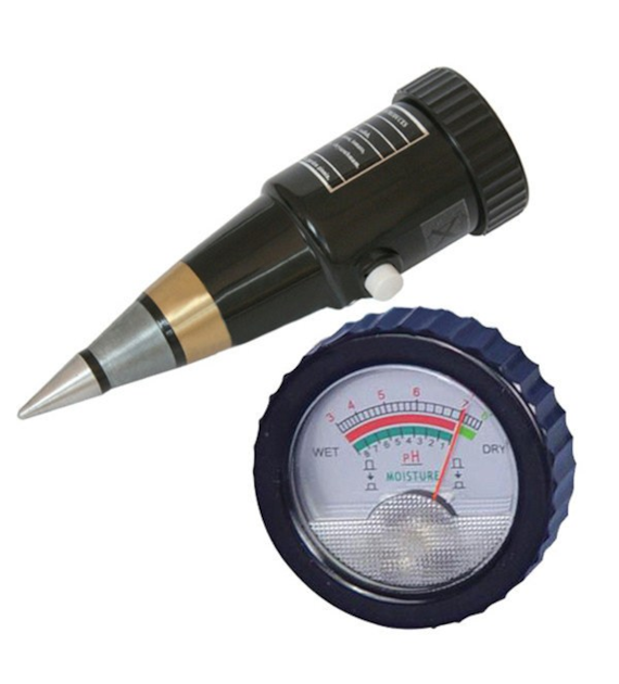 MIERNIK / TESTER pH + WILGOTNOŚĆ 2w1 DO GLEBY - VF, SKALA: 3-8 pH, RH: 1-8 (10-80%), DOKŁ.: 0,2 pH