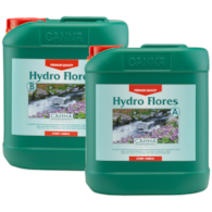 NAWÓZ  NIE NADAJE SIĘ DO SYSTEMÓW RECYRKULACYJNYCH, HYDRO FLORES A+B 2x5L, NAWÓZ DWUSKŁADNIKOWY NA KWITNIENIE DO HYDRO, CANNA