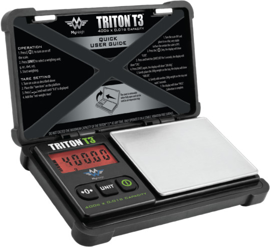 WAGA ELEKTRONICZNA, MY WEIGH TRITON T3, 400x0.01g, 140x80x25mm