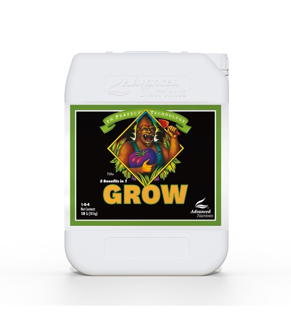 GROW pH PERFECT 10L, NAWÓZ NA WZROST, (gleba, hydro, kokos), ADVANCED NUTRIENTS