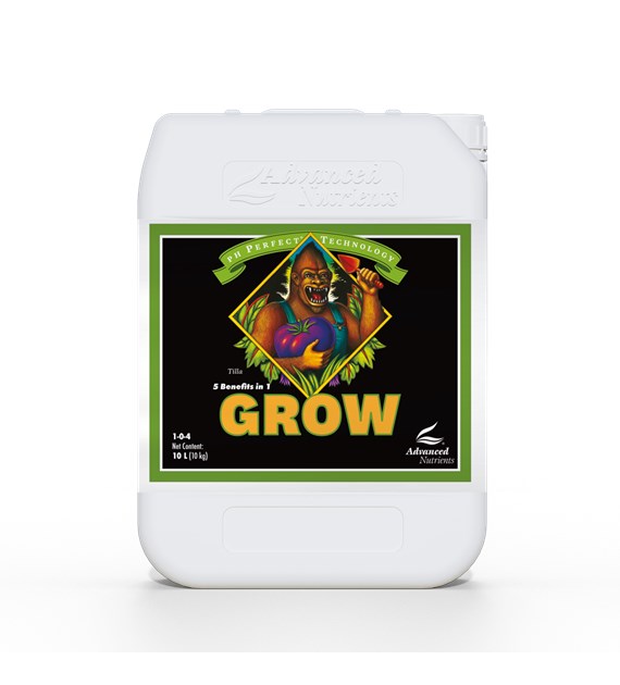 GROW pH PERFECT 10L, NAWÓZ NA WZROST, (gleba, hydro, kokos), ADVANCED NUTRIENTS